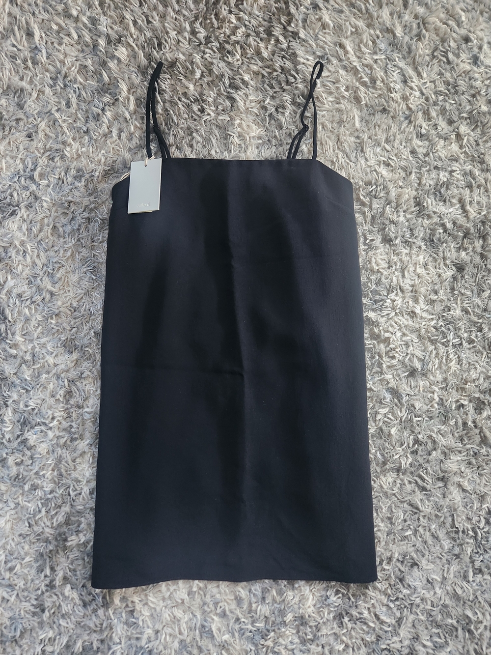 Wilfred Renewal Black Dress with Straps NWT